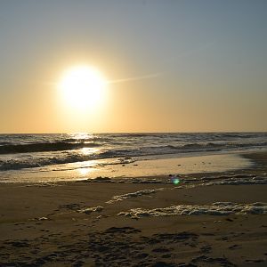 Sunset while Fishing Namibia