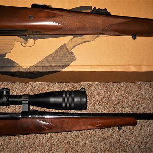 CZ 550 American Rifles in a .375 and a 6.5x55