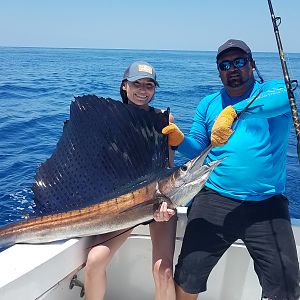 Fishing Sailfish in Costa Rica