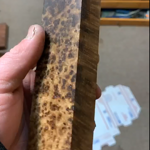 Redwood burl for making of Knife handles