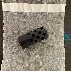 Muzzle brake, .30 cal, 5/8- 24 thread