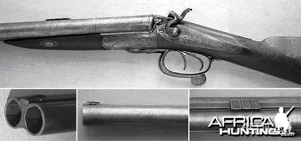 12 Bore Howdah Double Rifle