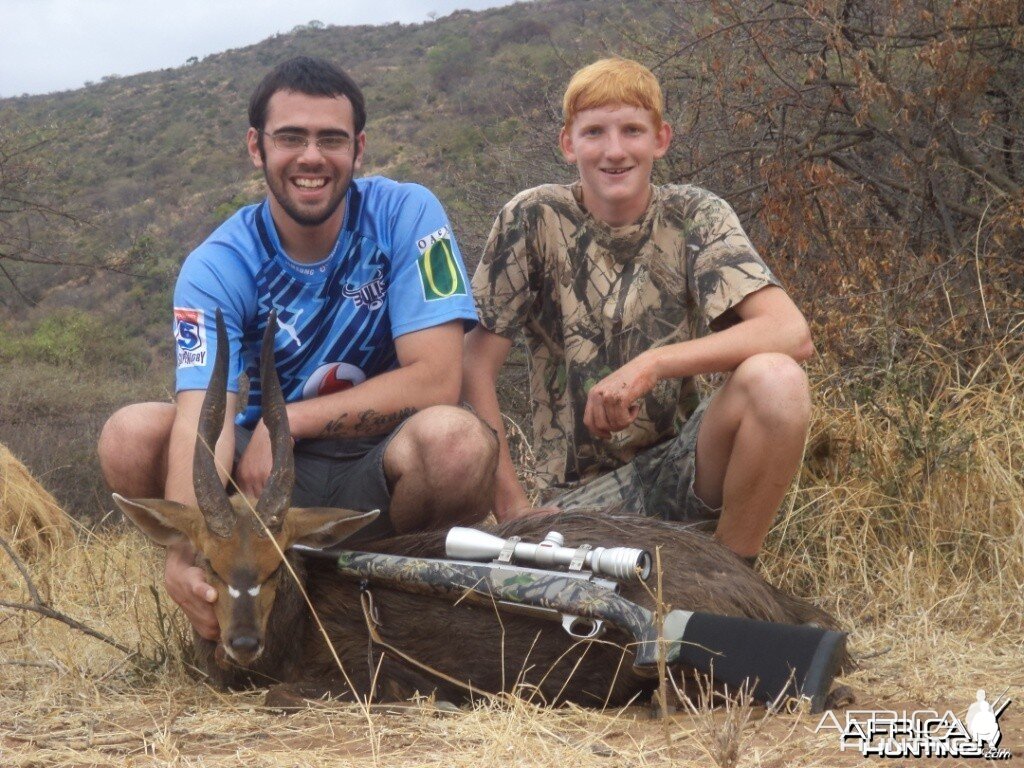 16.5" Bushbuck shot by a client at King's Kloof.