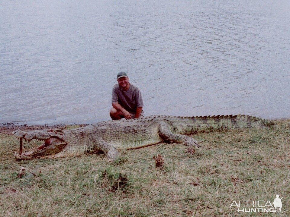 18ft Crocodile Hunt  Ethiopian lake