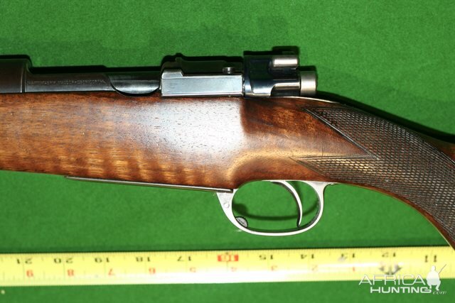 1907 Rigby in 303 British Rifle with an original slant box commercial Oberndorf Mauser action