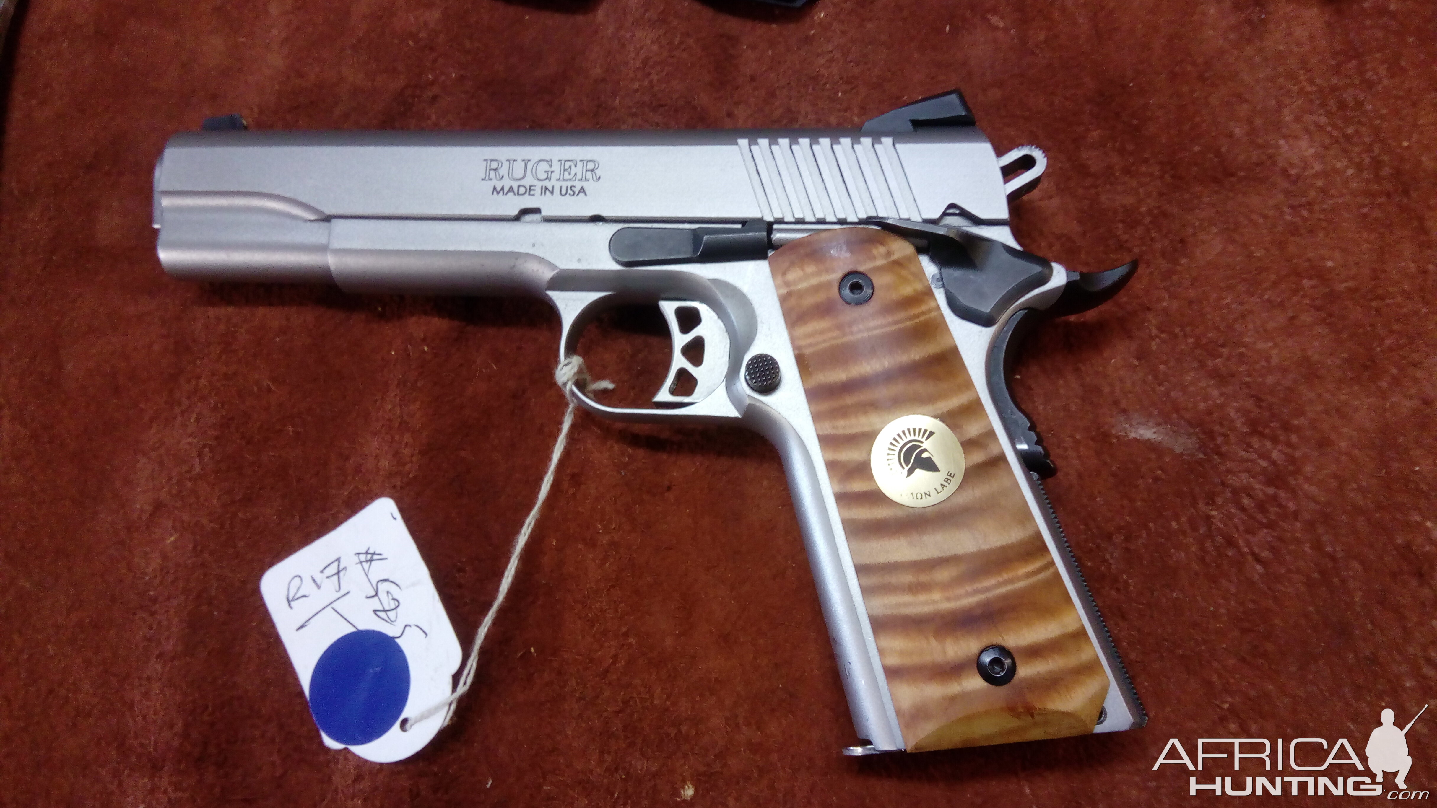 1911 Grip on Ruger Pistol Finished Product