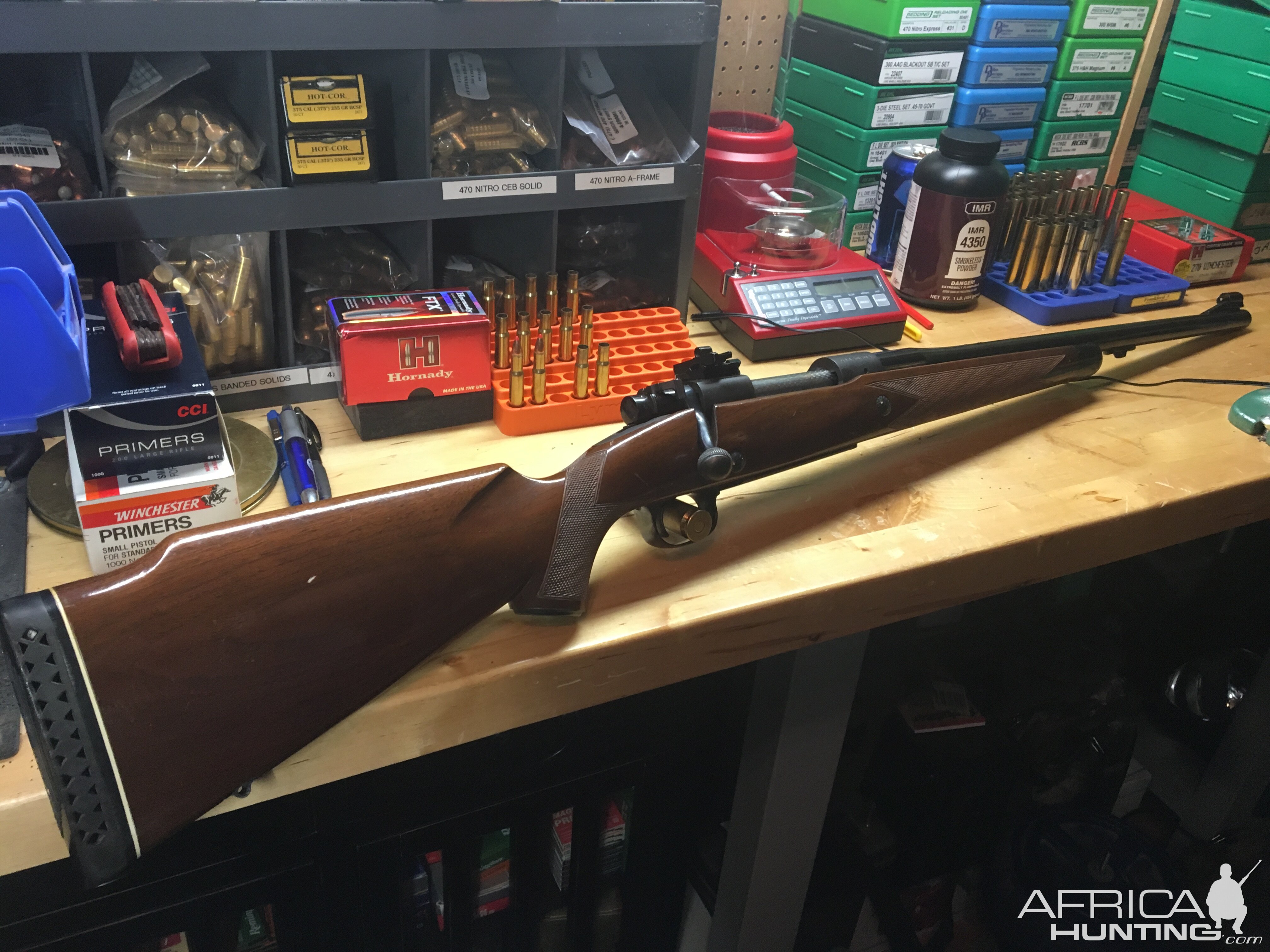 1974 Winchester M70 Super Grade 458 Win Mag Rifle