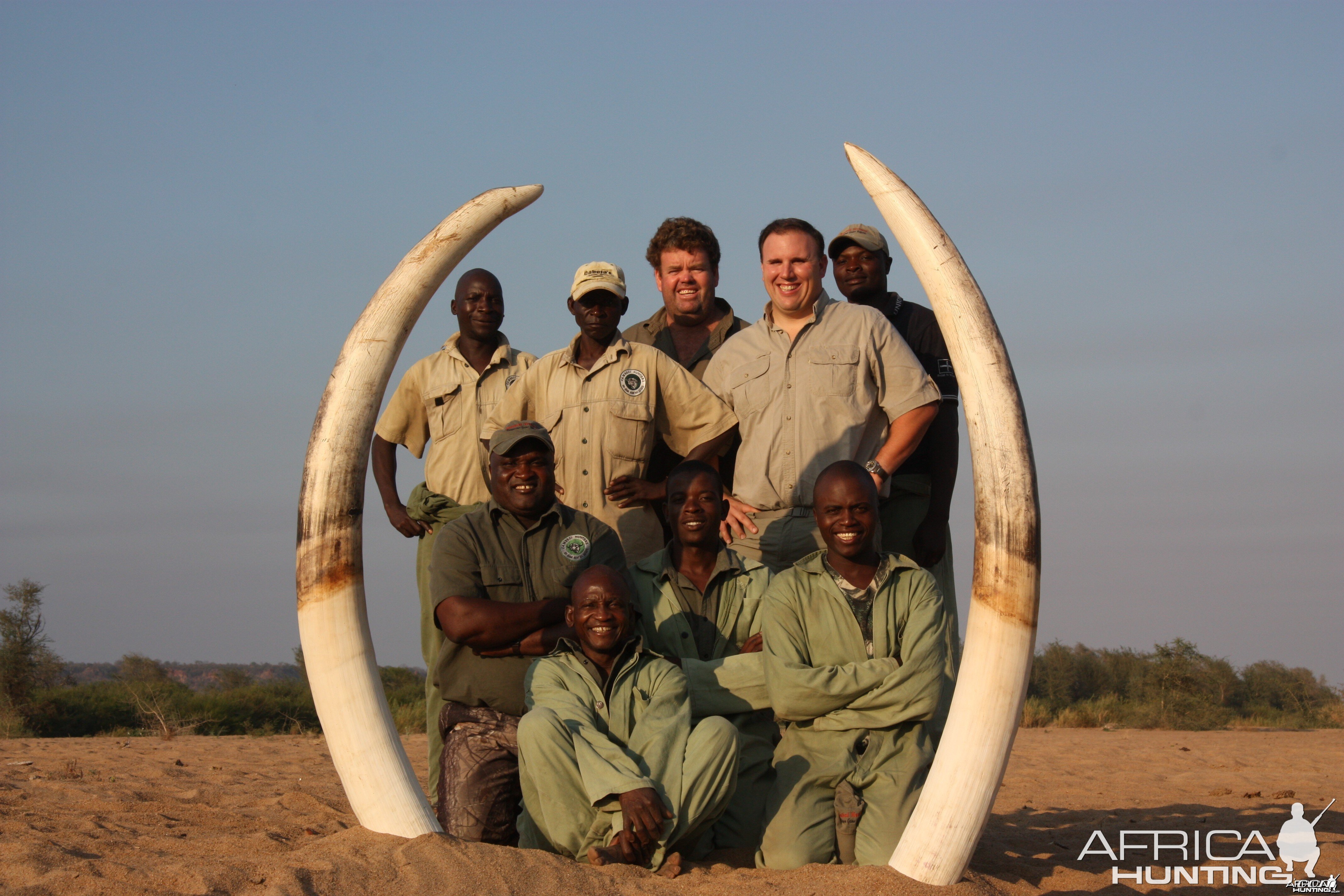 2009 Mahenye Elephant with Zambezi Hunters PH Johnny Hulme