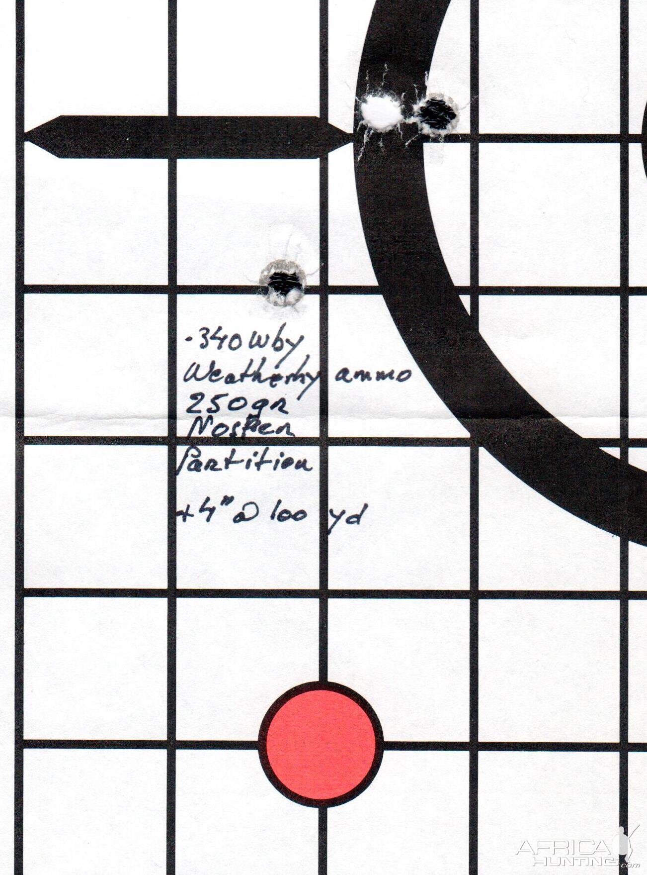 340 Wby 250 gr Nosler Partition group