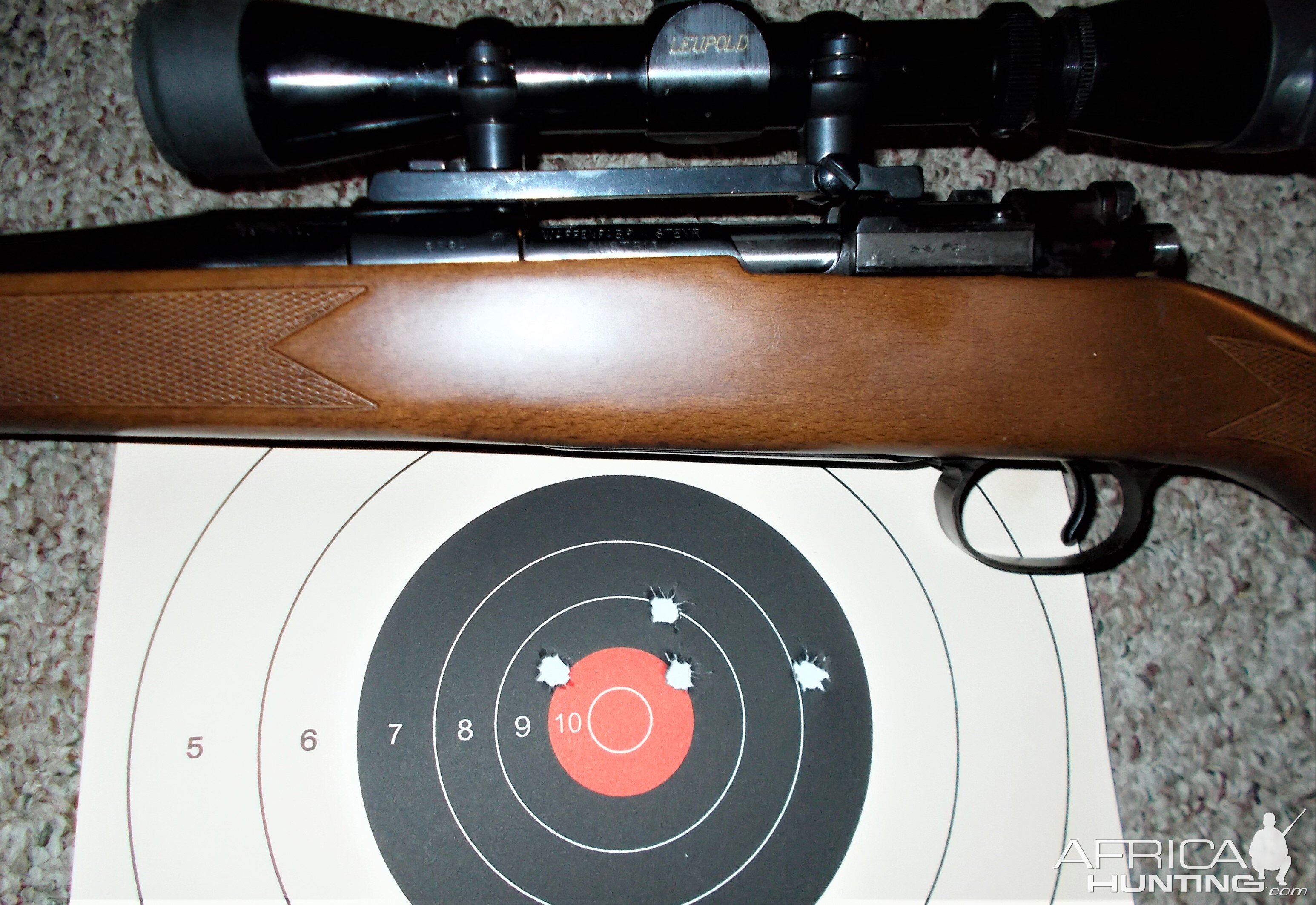 35 Whelen Rifle on a 98 Mauser action Range Shots