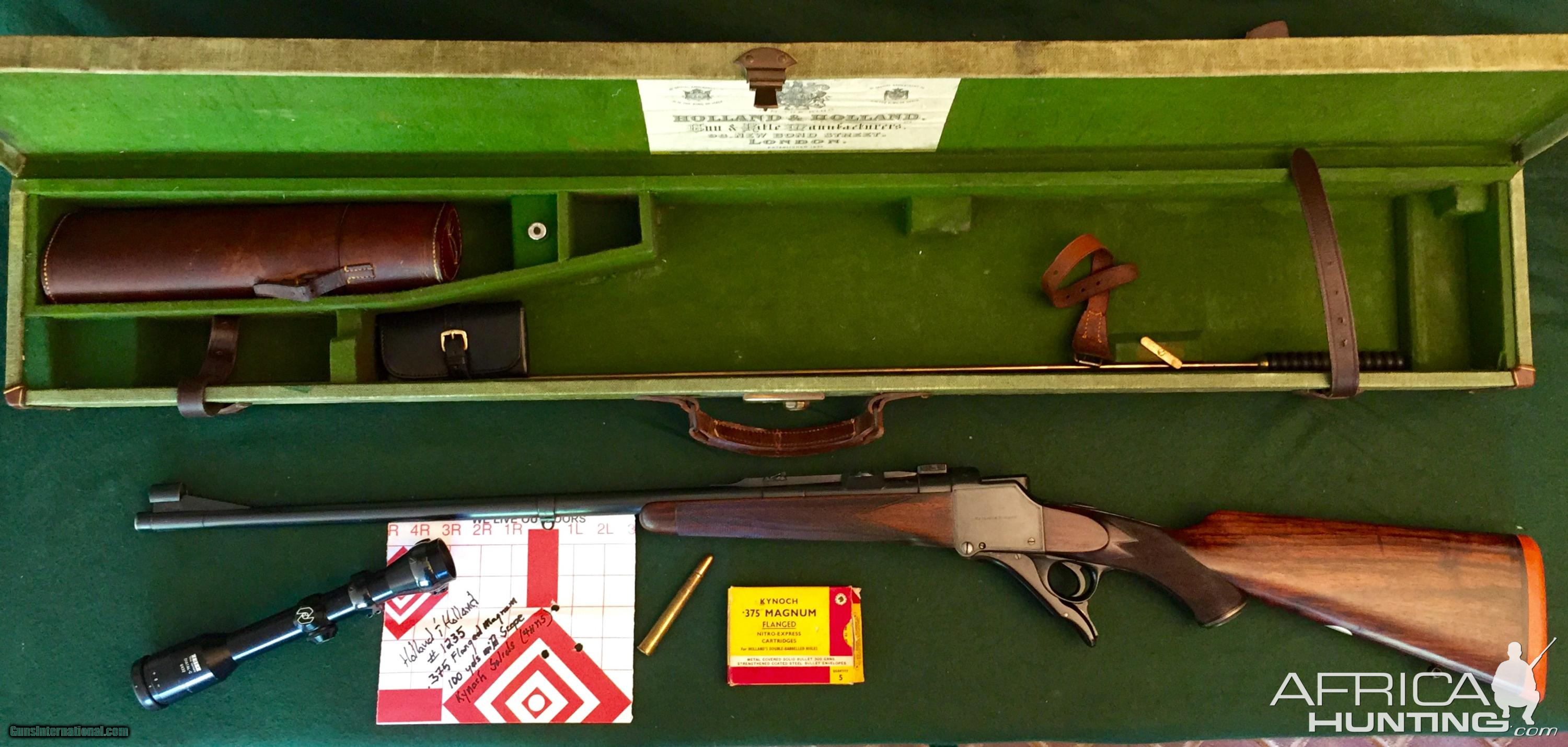 .375 Holland & Holland Rifle &