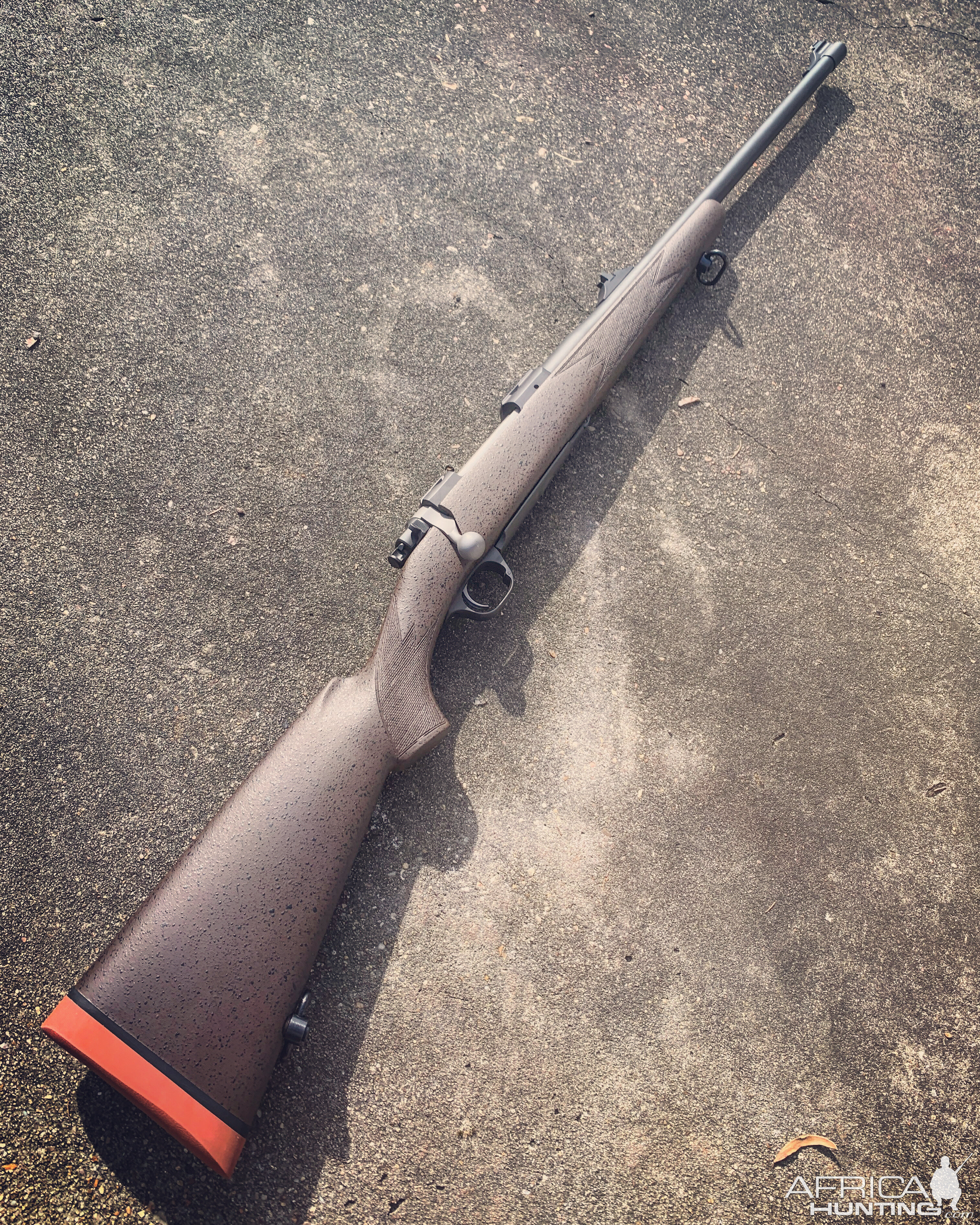 375 Ruger 77 African Rifle With McMillan