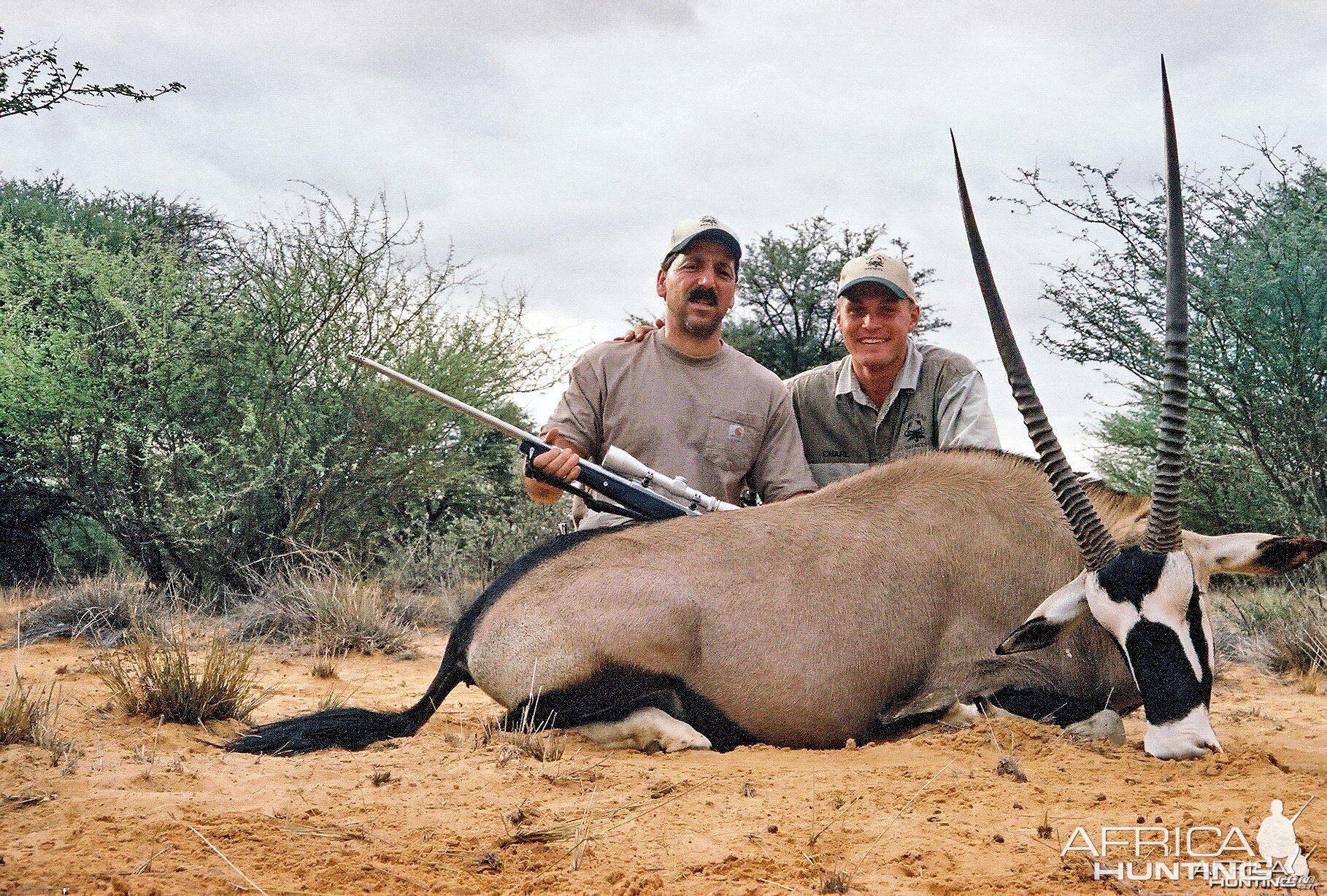 40 1/2" Gemsbuck taken in the Kalahari, Hotazel, with PH Charl Kemp