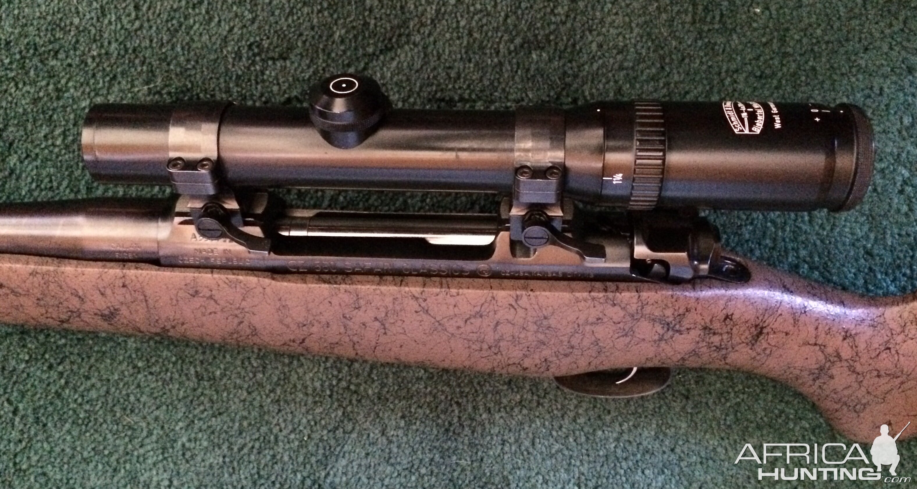 .416 Rigby Rifle with Schmidt & Bender 1 1/4 - 4 x 20 Scope