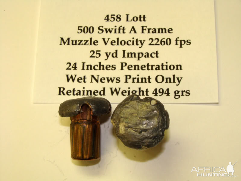 458 Lott 500 Swift A Frame Ammunition