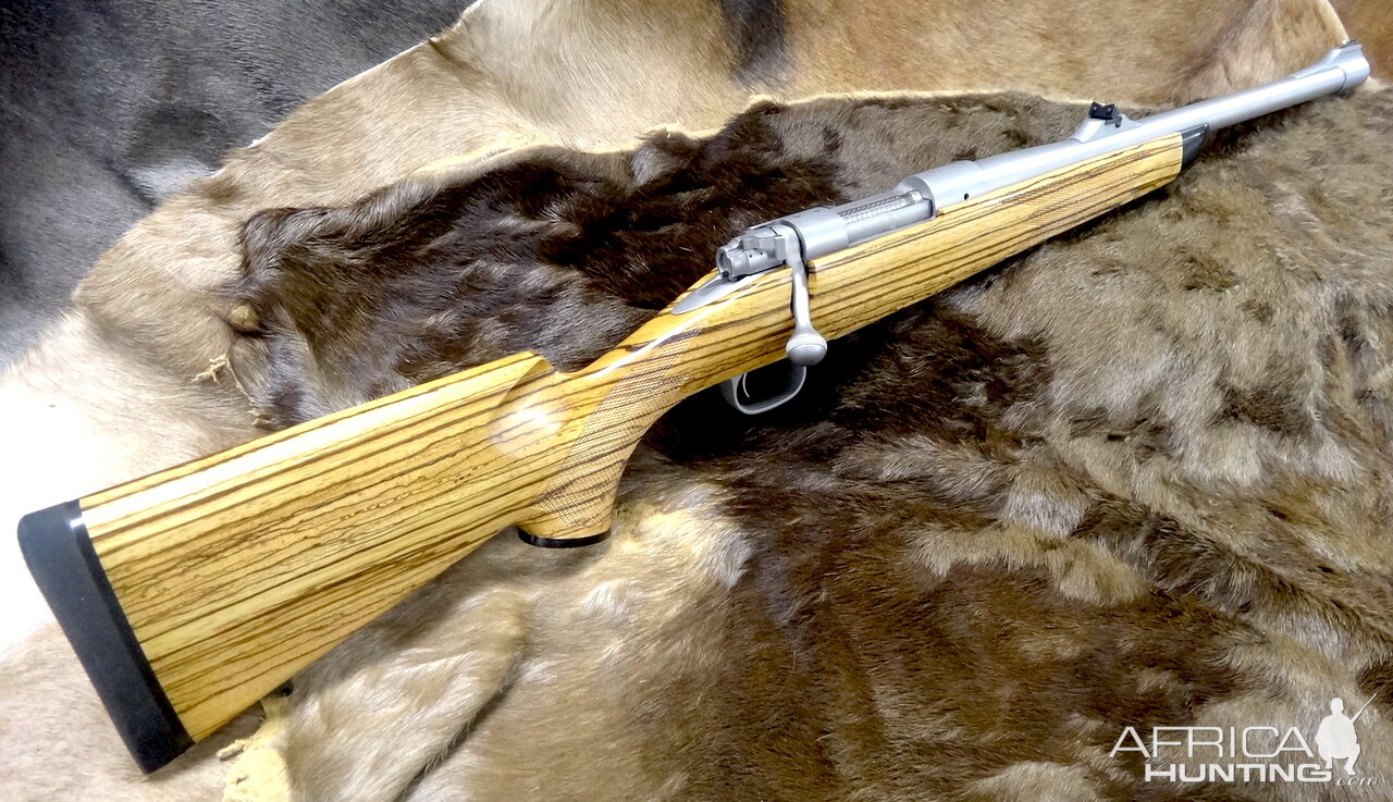 475 B&M Super Short 16 inch barrel Accurate Innovations Zebra Wood