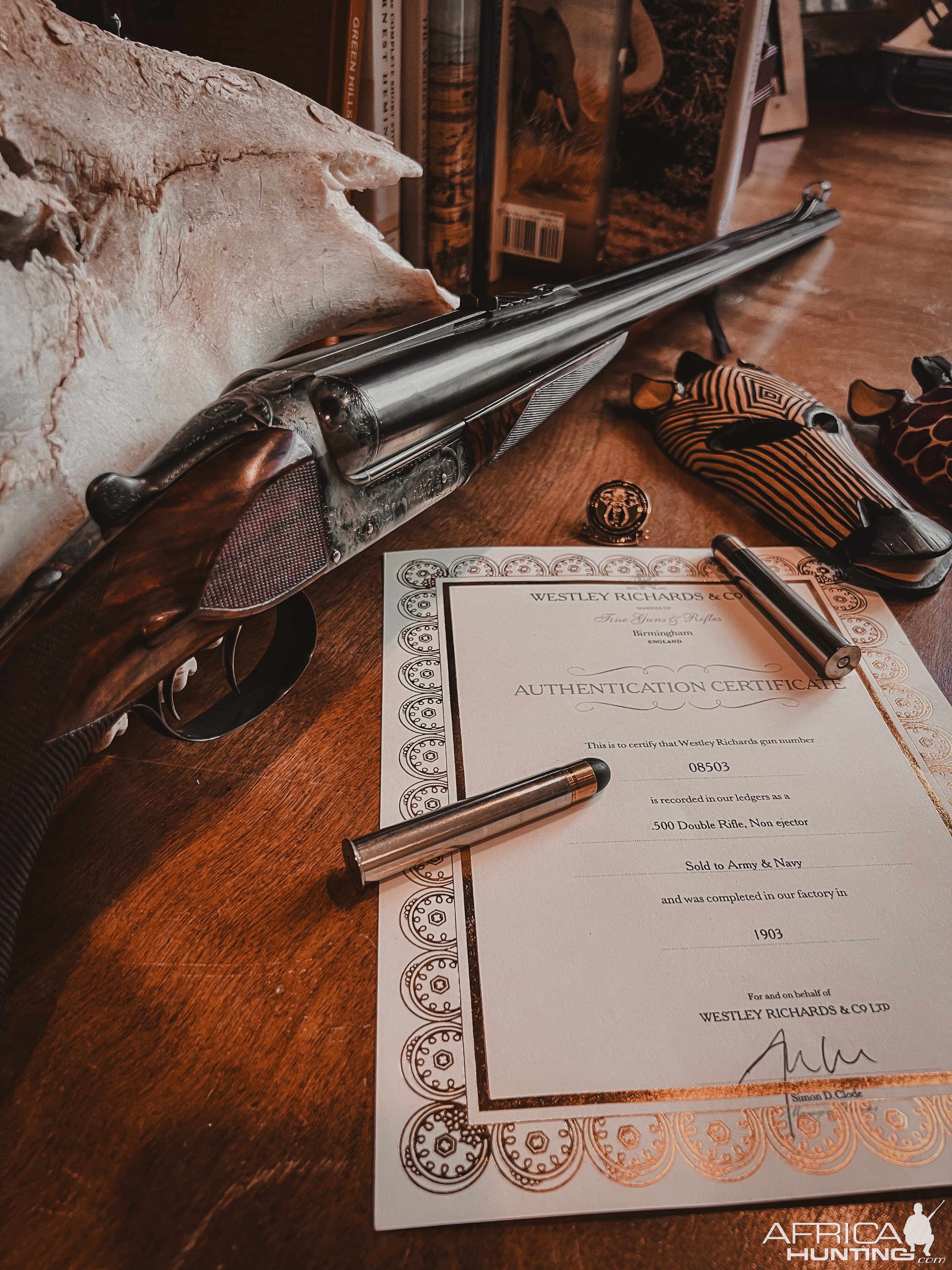 .500 Westley Richards Double Rifle