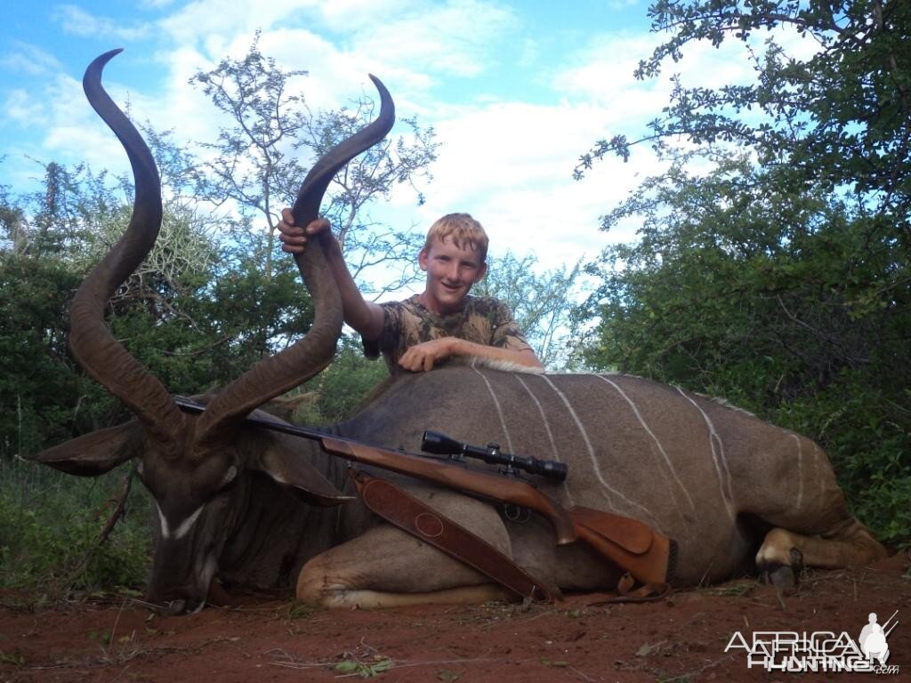 55'' kudu bull. King's Kloof.