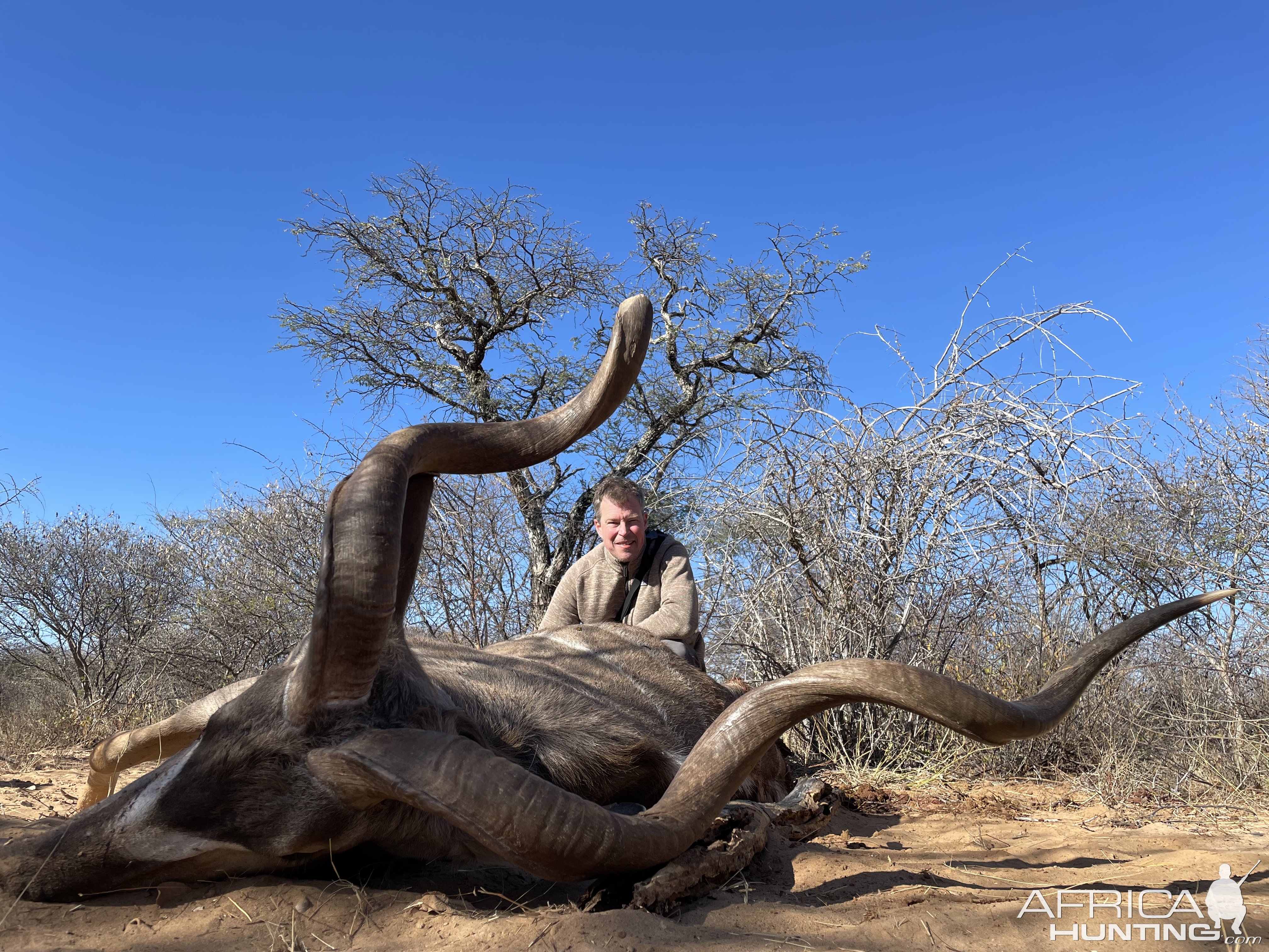 56 Inch Kudu Hunt Botswana