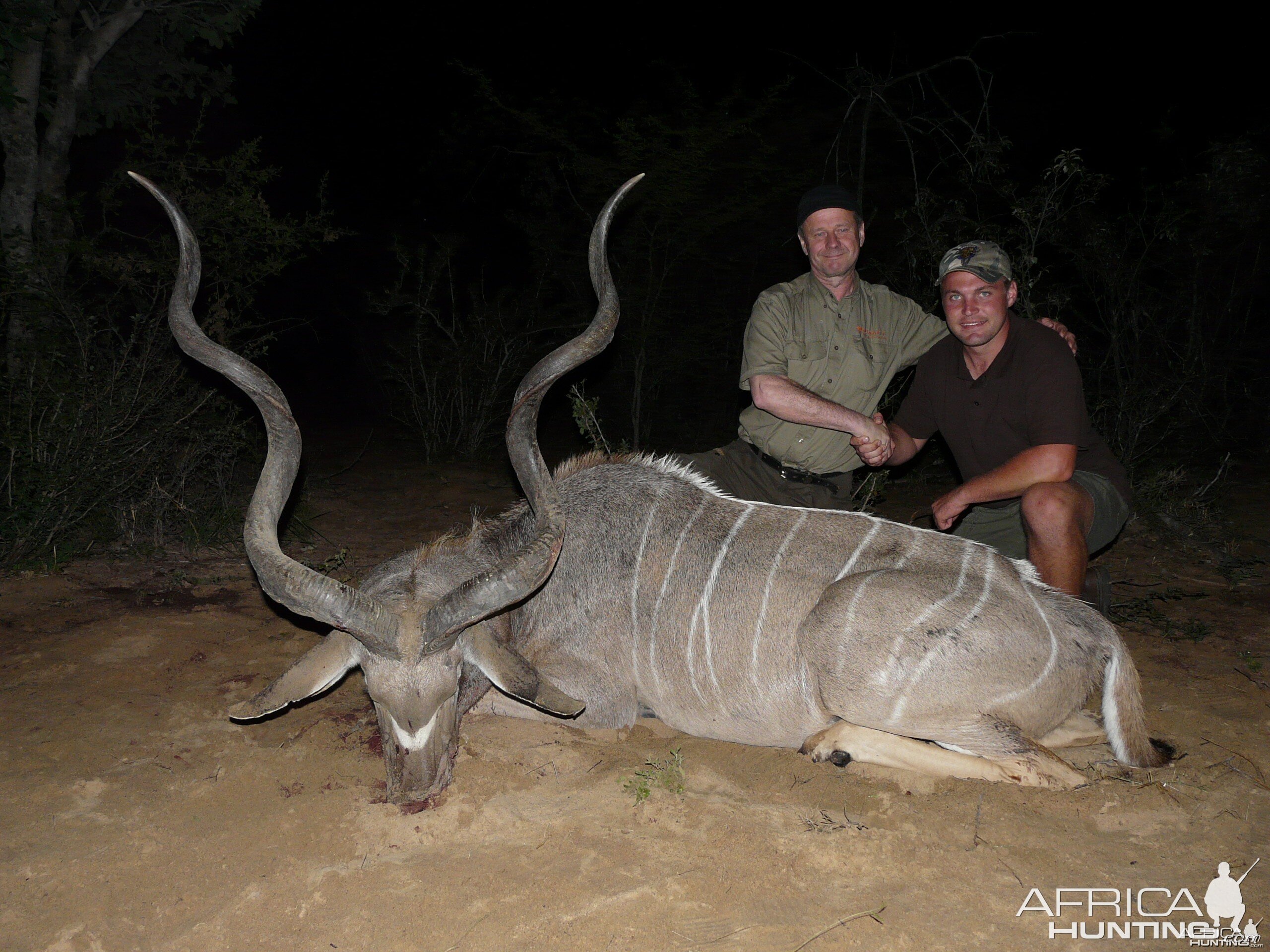 59 1/2" Kudu taken by client from Finland, near Grootfontein, Namibia