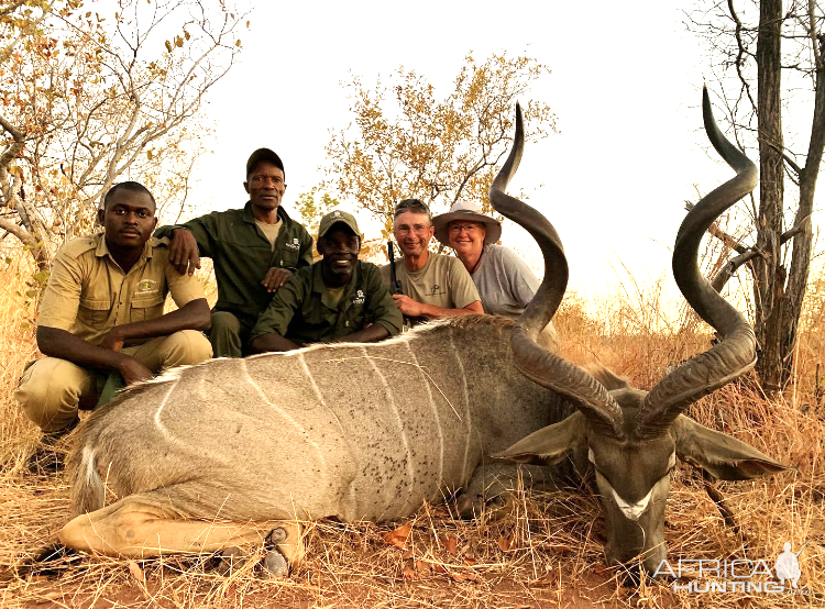 60.5 Inch Kudu Hunt Zimbabwe