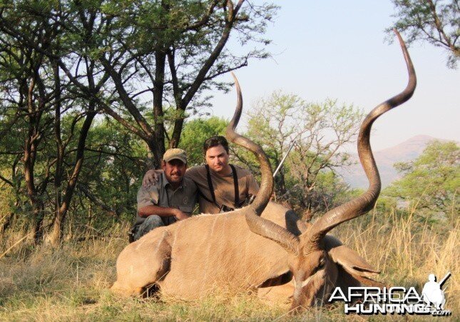 63 AND 6/8 inch kudu taken with Savanna hunting safaris.UDU