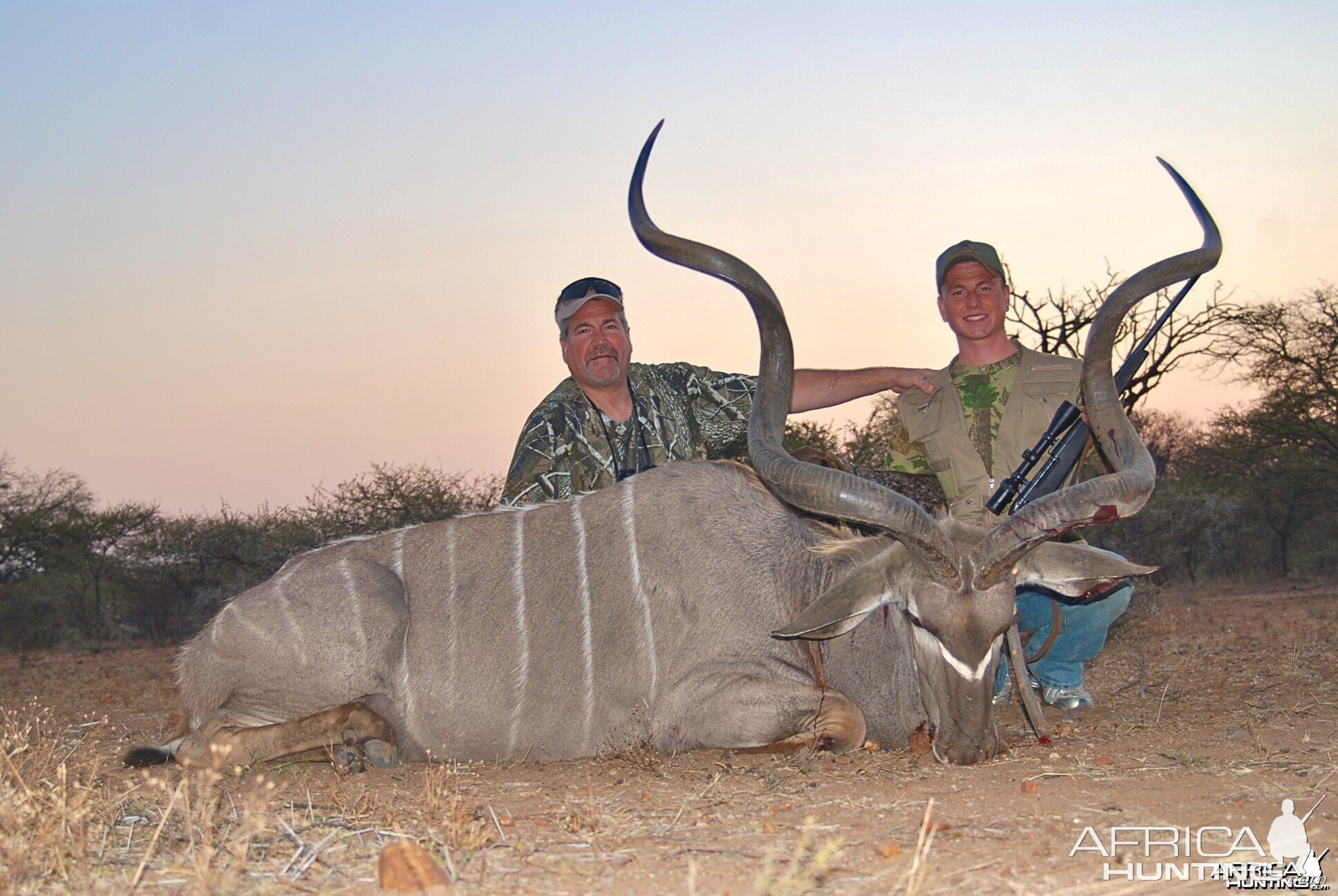 63" Kudu bull in South Africa