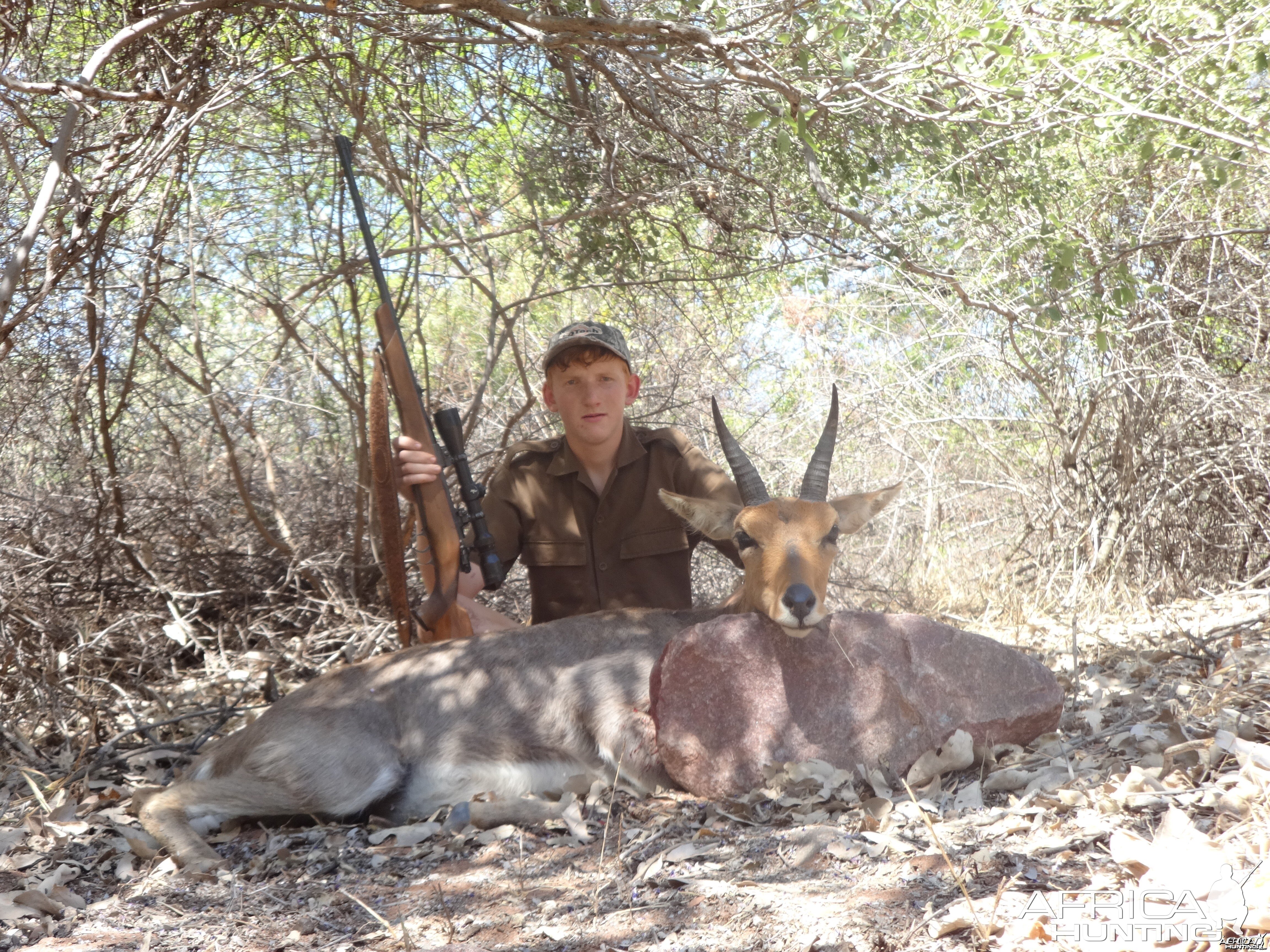 7 1/2  " Mountain reedbuck shot at King's Kloof.