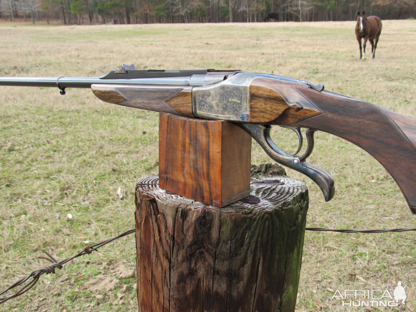 7X65R Rising Block Single Shot rifle