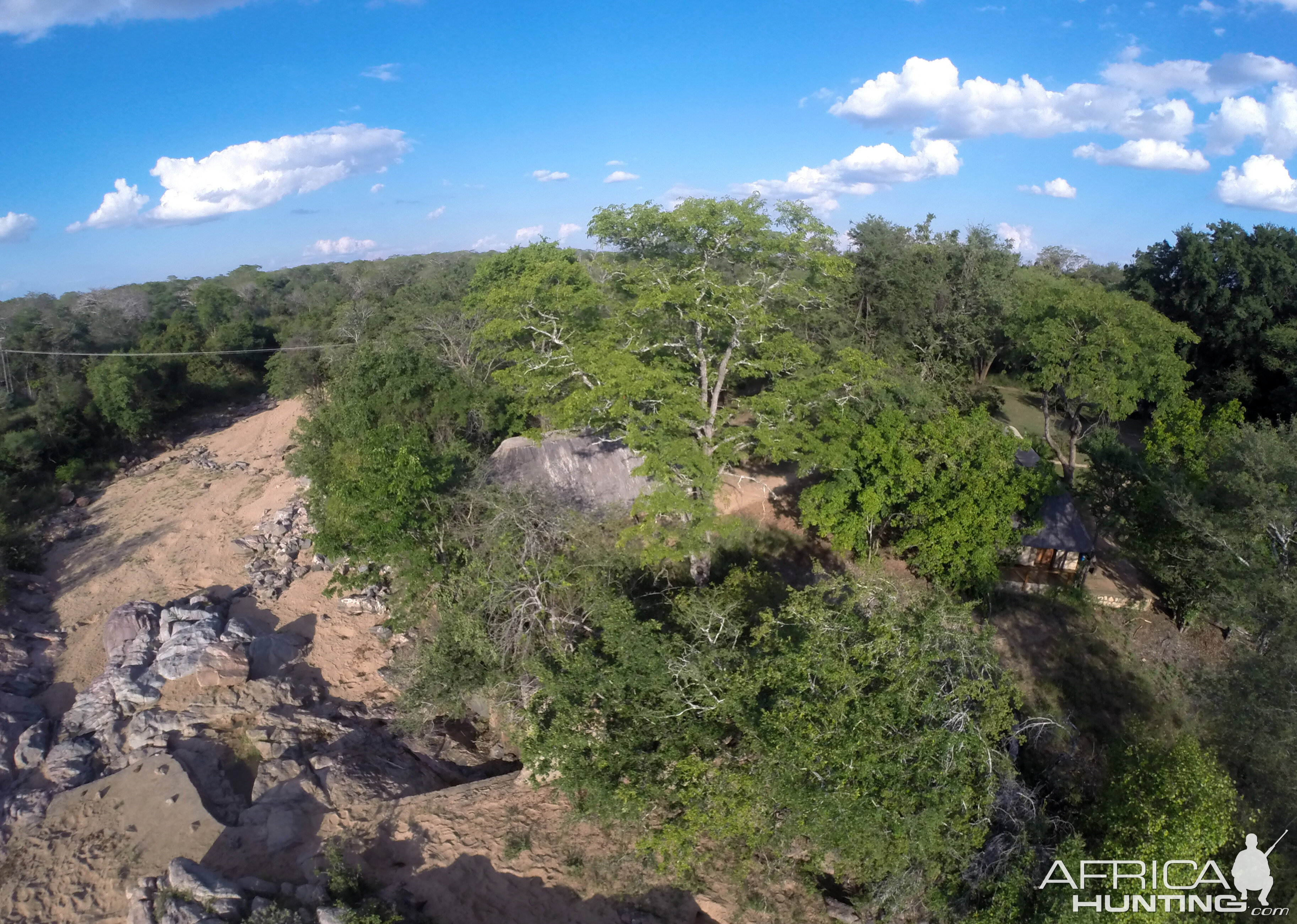 Aerial View of Chishakwe Camp