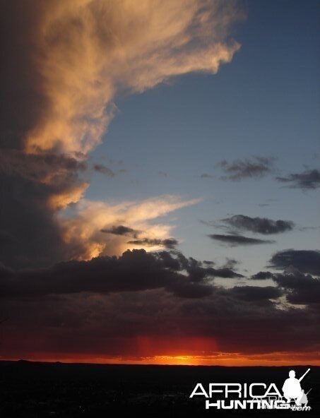 Africa Namibian Sunset