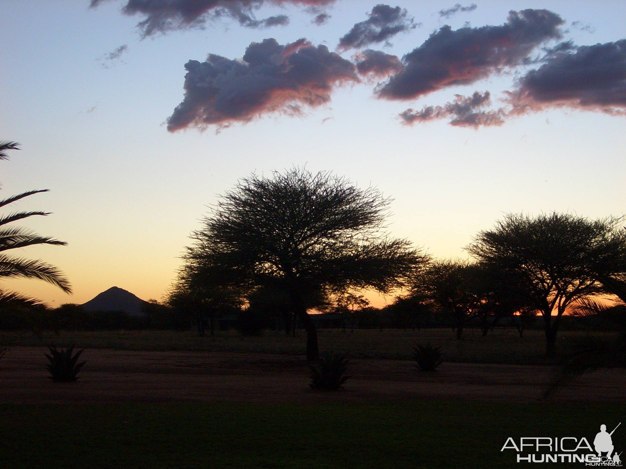 Africa Namibian Sunset