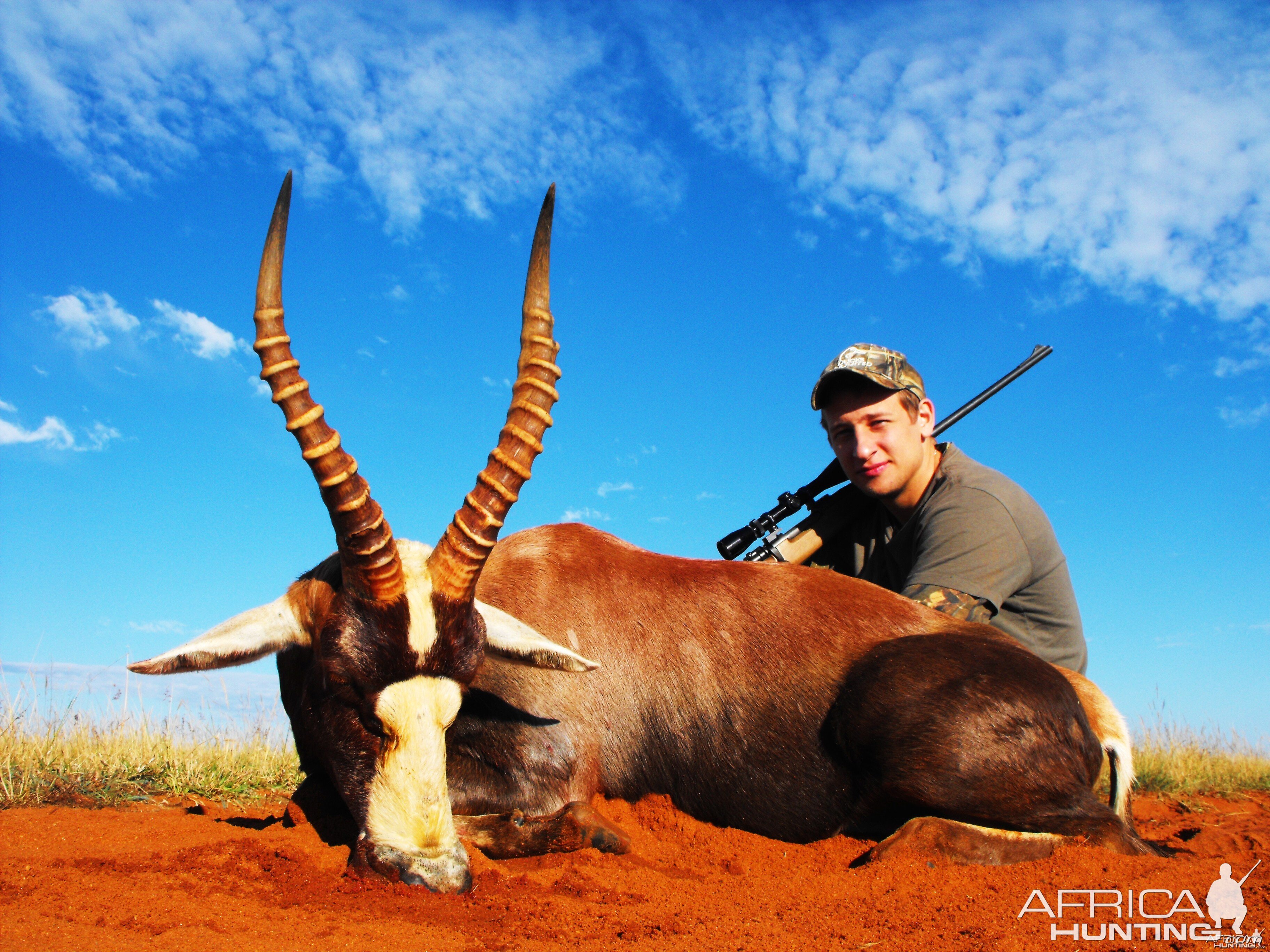 Alexei with his super 17 inch blesbok ram!