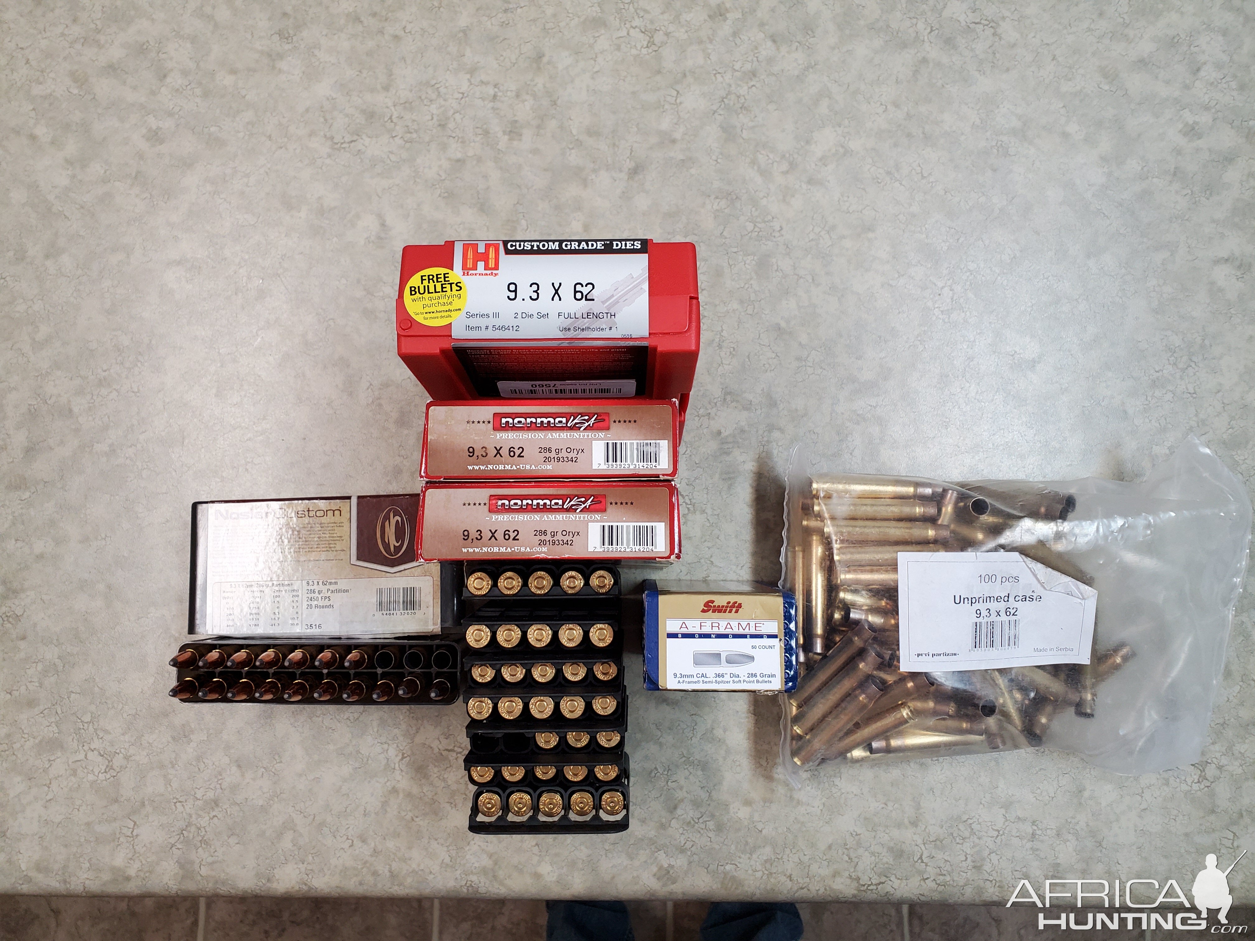 Ammunition, Brass, Bullets & Dies