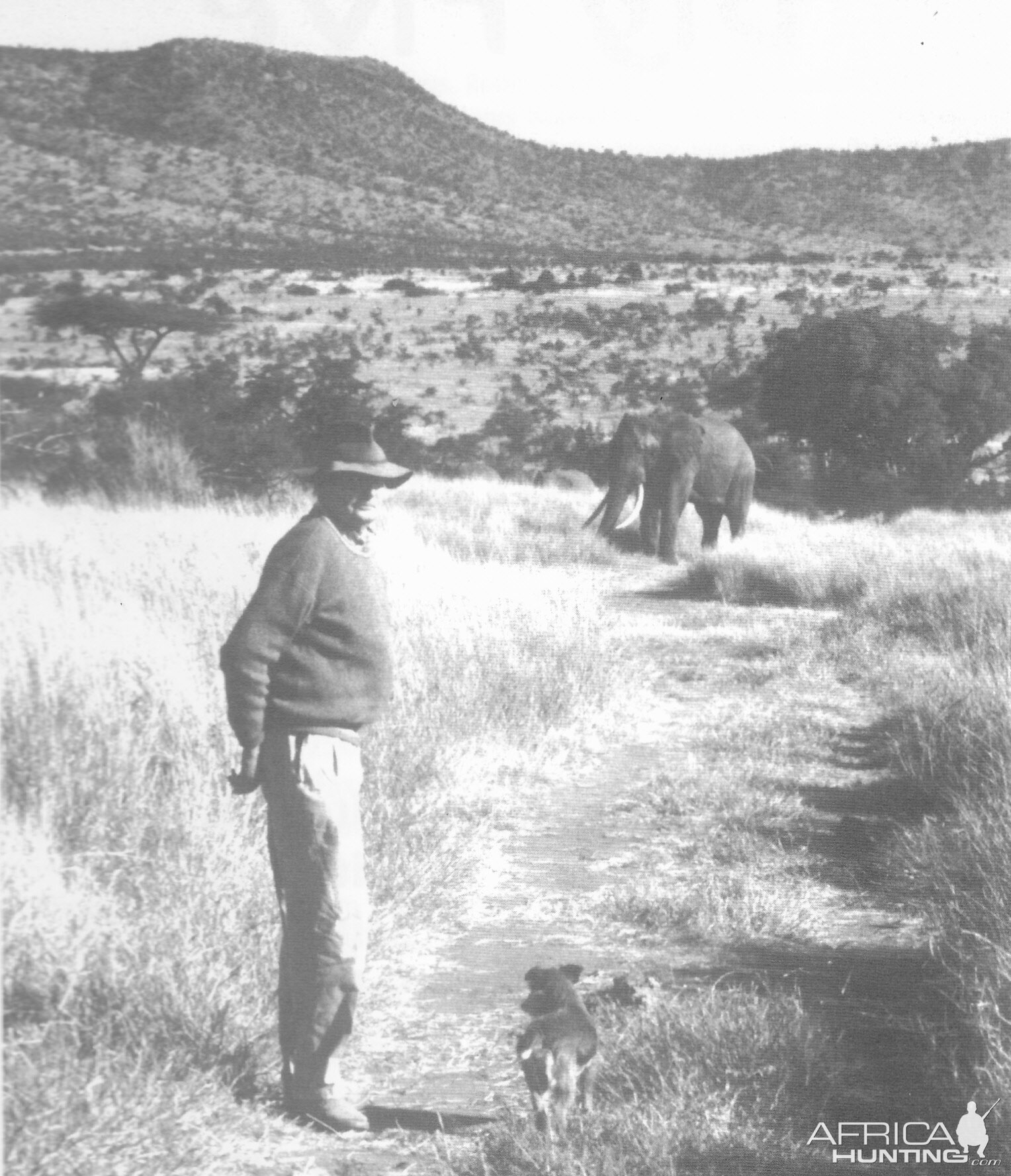 Anthony Dyer at his farm Ngare Dare, Laikipia