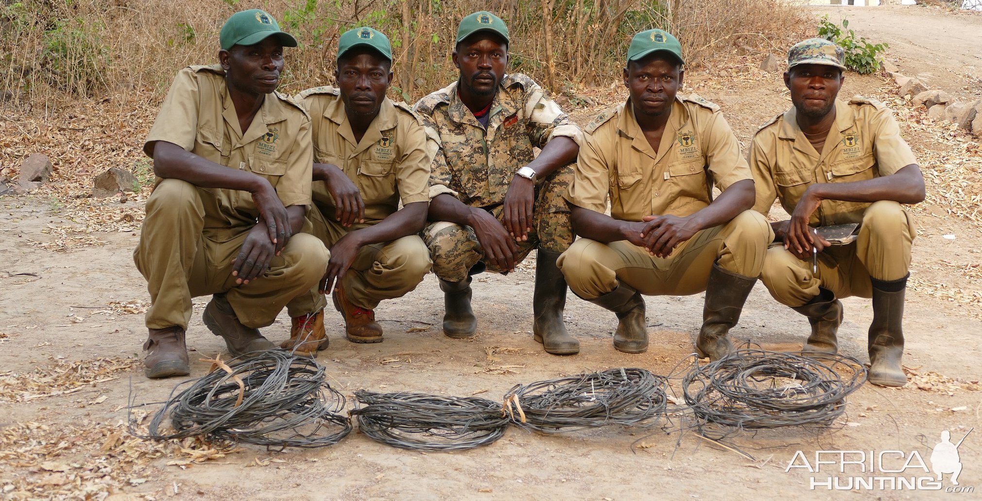 Anti-poaching unit 1 with snares