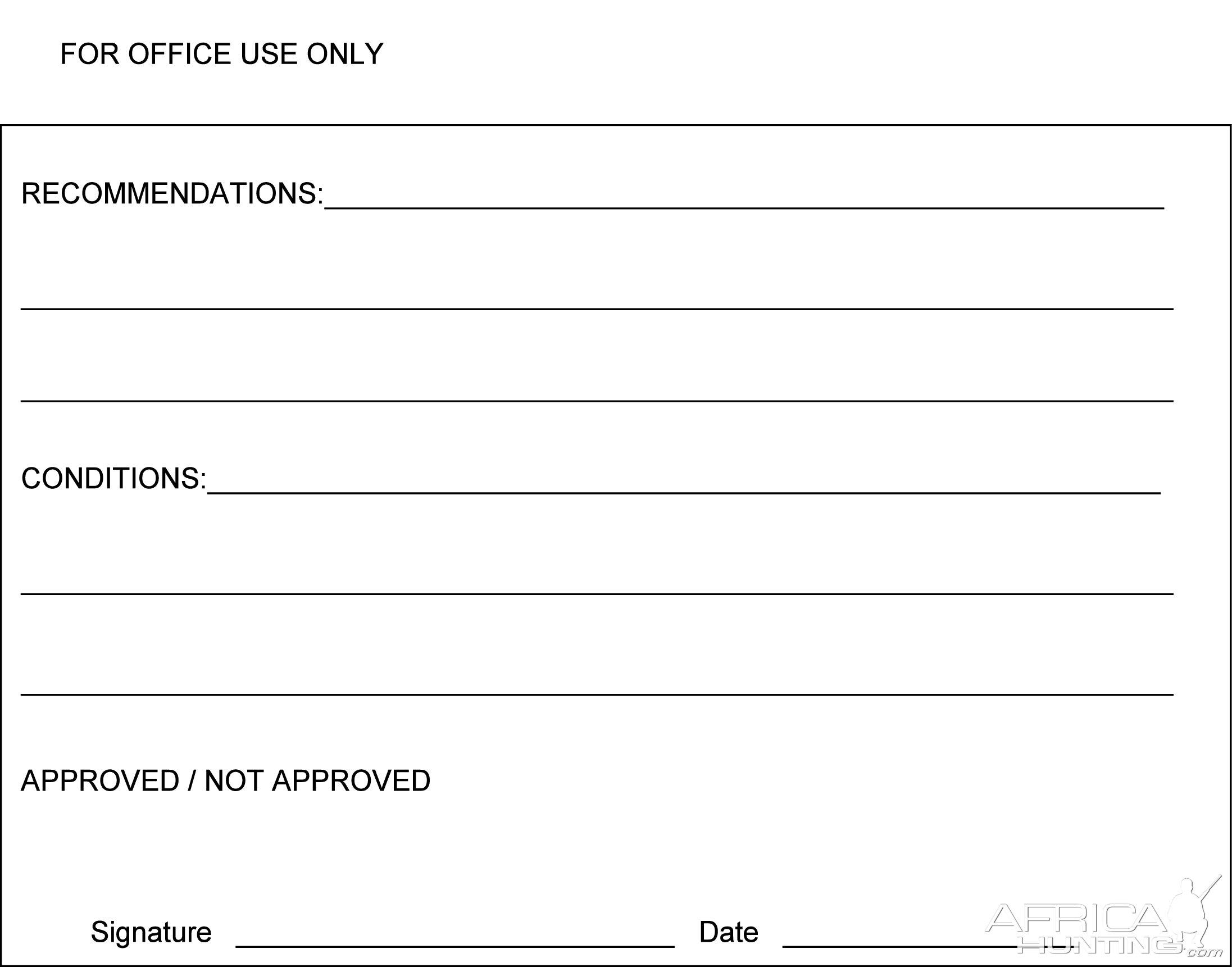 Application To Hunt For Trophies