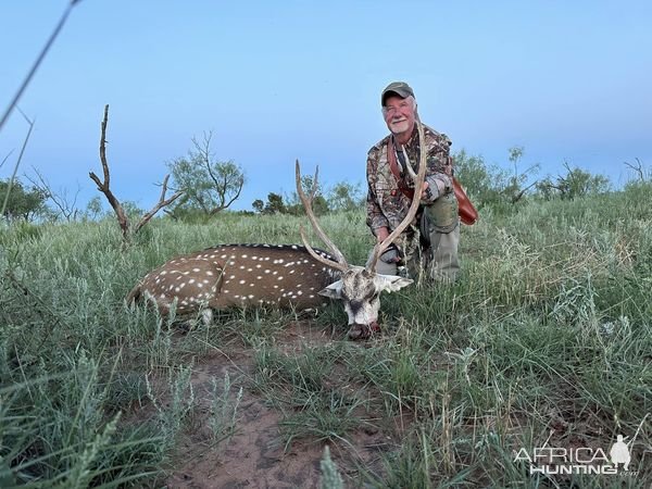 Axis Deer Handgun Hunt Texas