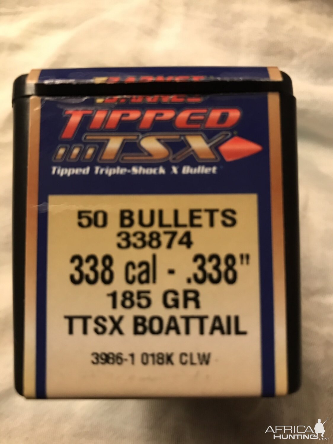 Barnes 338 TTXS 185 Bullets