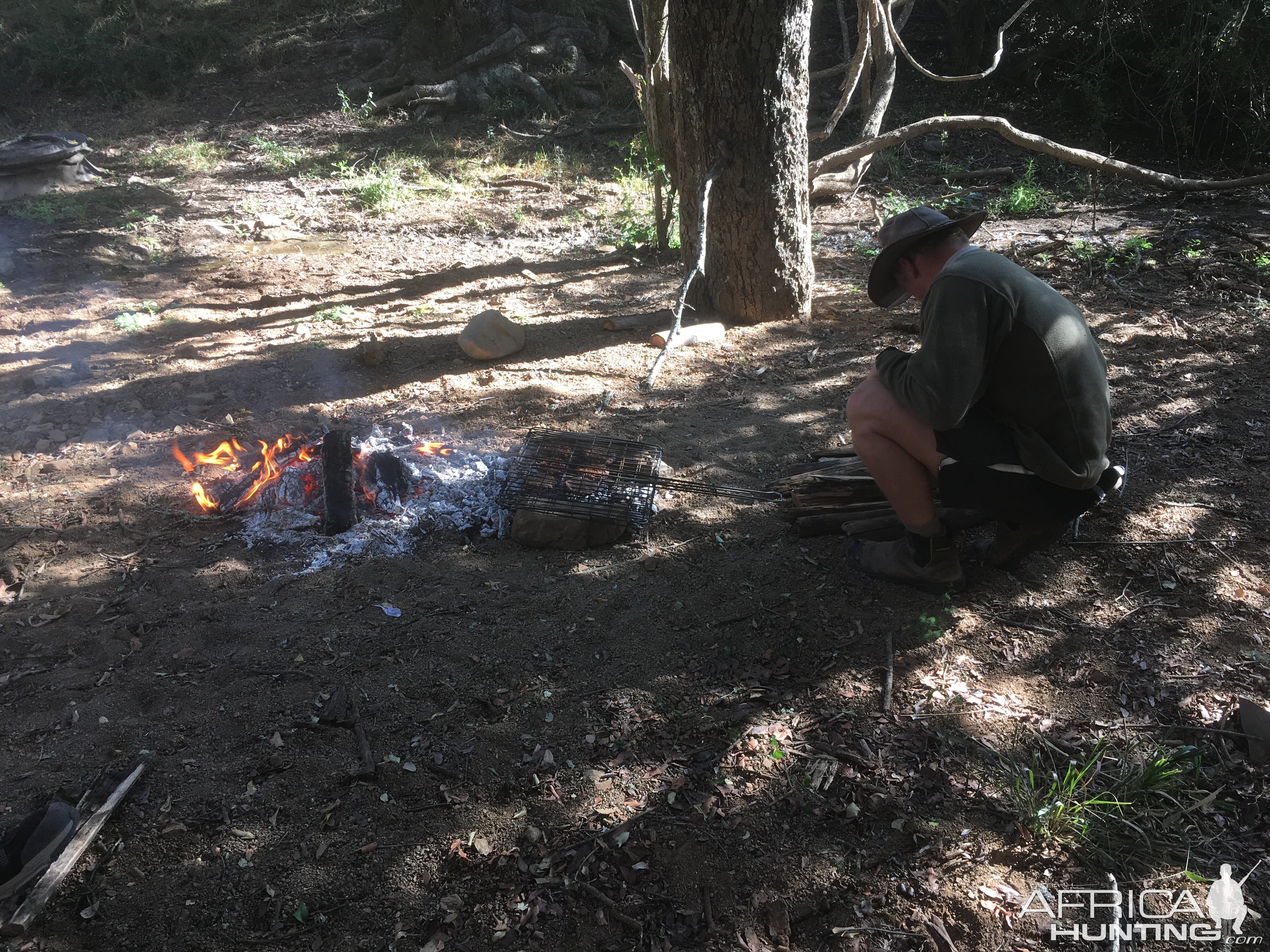 BBQ lunch in the bush