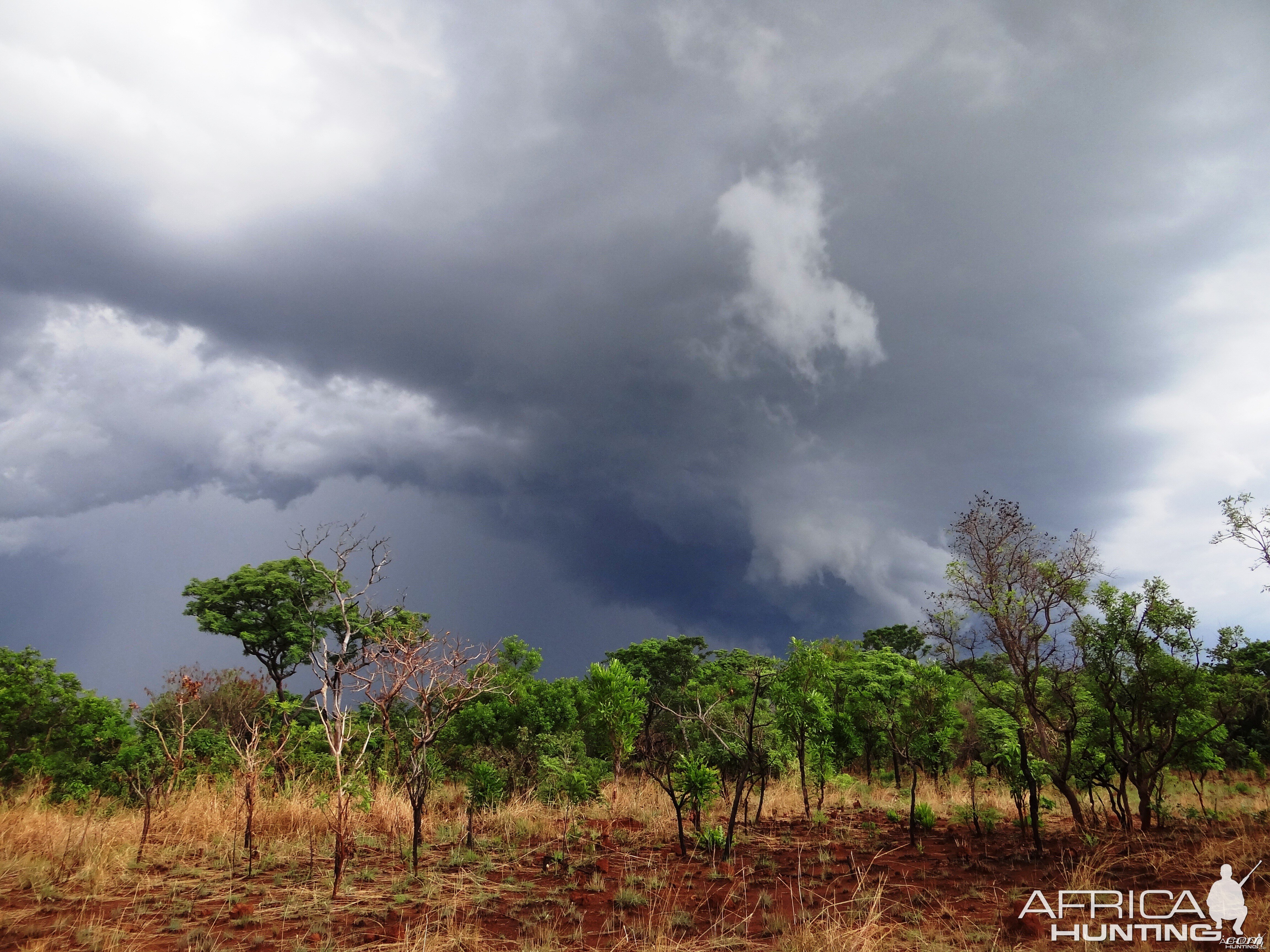 beautiful sky before the rain...