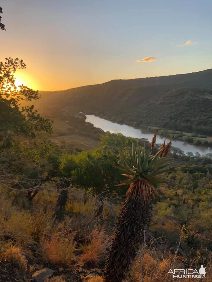 Beautiful view and Sunset in South Africa