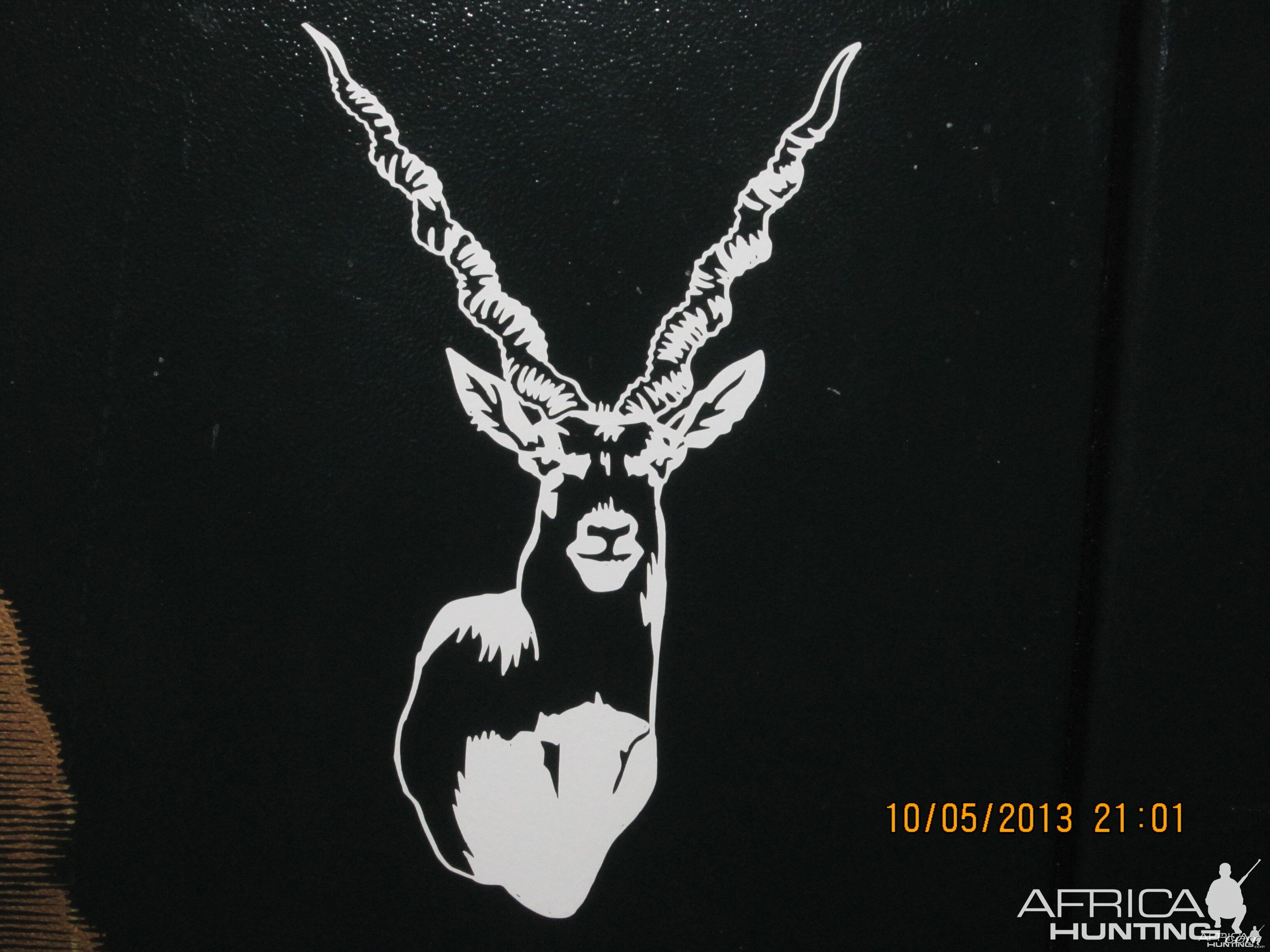 Black Buck Decal Stickers