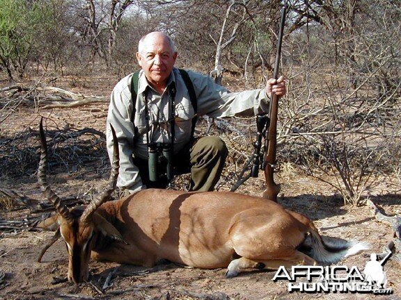 Black Faced Impala Hunting in Namibia