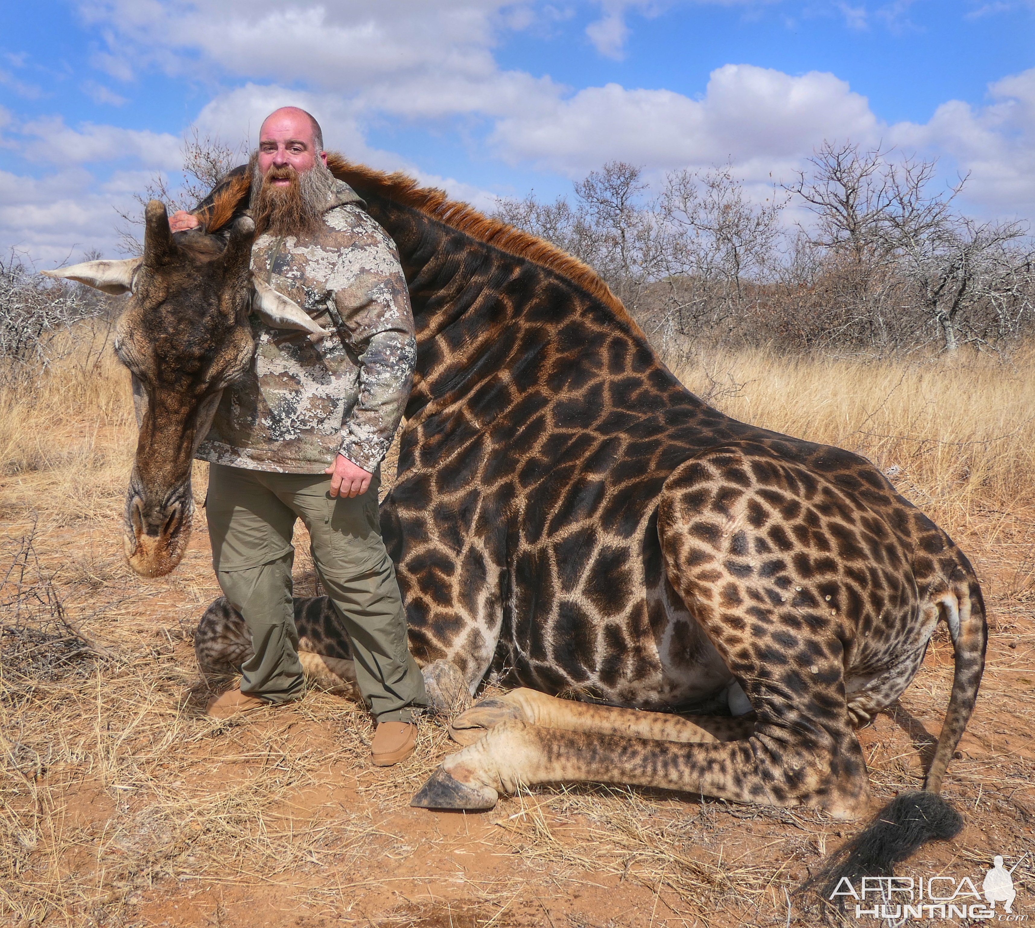 Black Giraffe Hunt South Africa