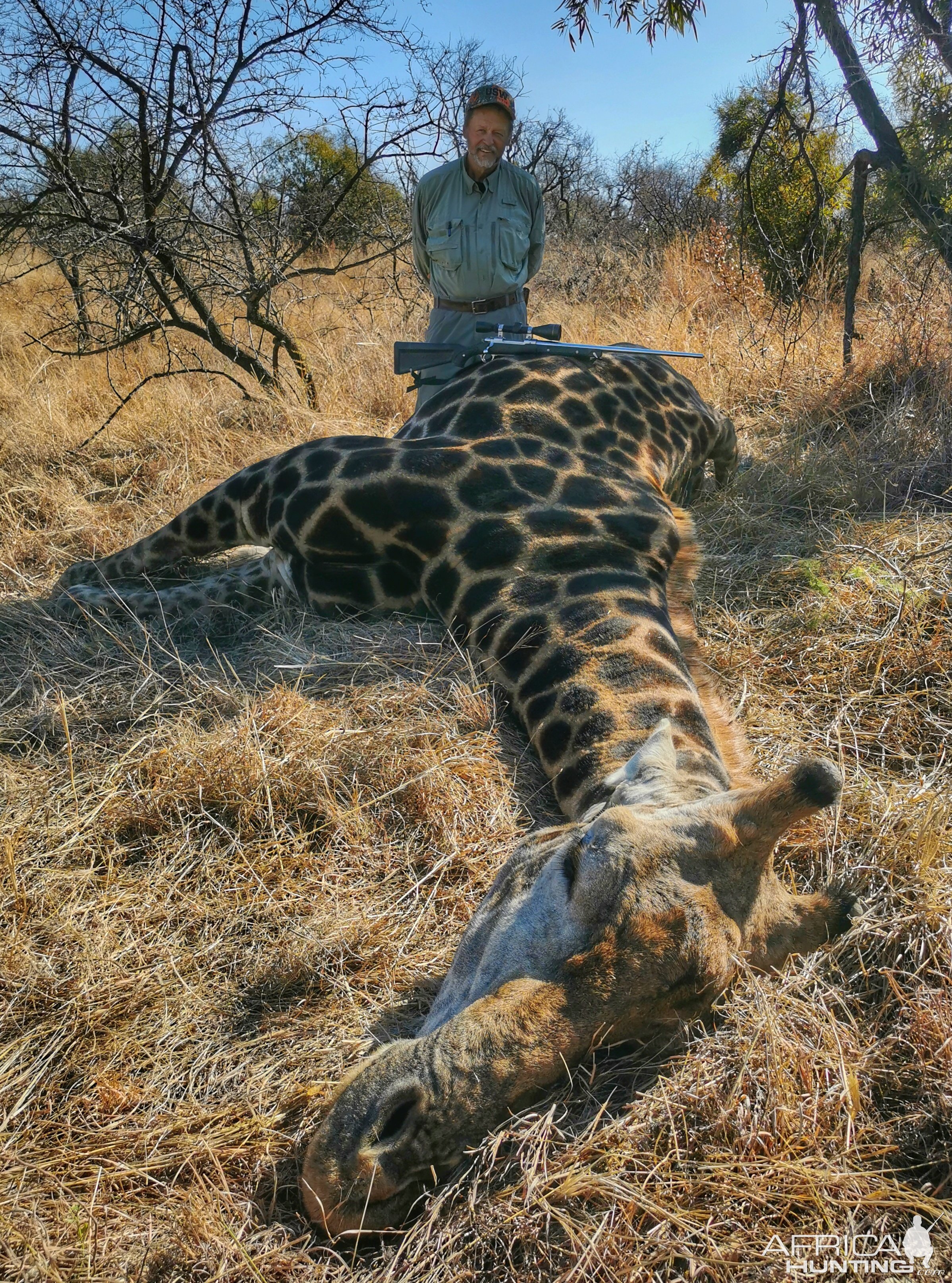 Black Giraffe Hunt South Africa