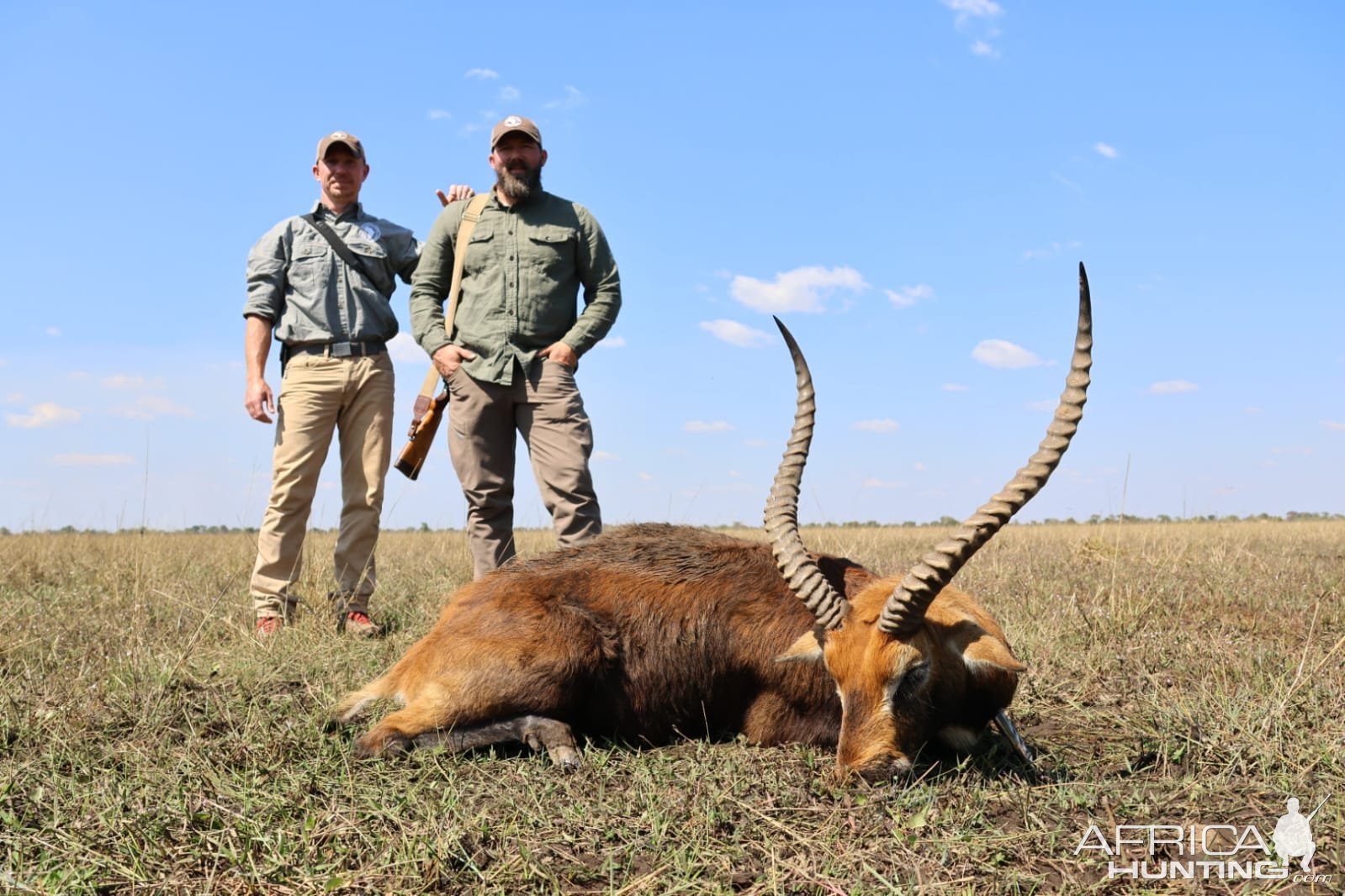 Black Lechwe Hunt Bangweulu Swamps Zambia