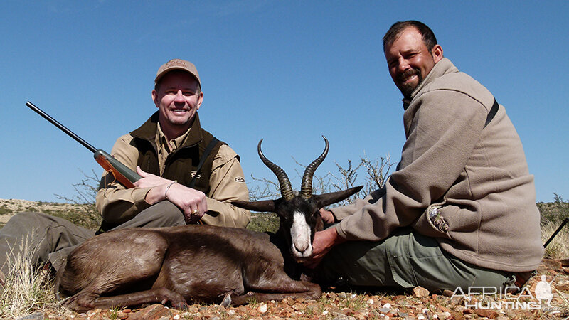 Black Springbok hunt with Wintershoek Johnny Vivier Safaris