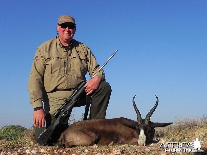 Black Springbok hunt with Wintershoek Johnny Vivier Safaris