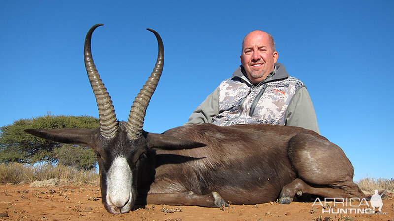 Black Springbok hunt with Wintershoek Johnny Vivier Safaris